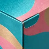 Custom wrapped mooncakes packaging — Window tuck carton — Material & finish