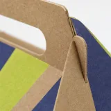 Custom socks gift packaging — Gable-top carton — Material & finish
