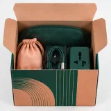 Custom travel accessories packaging — Crash-lock bottom carton — Product & insert