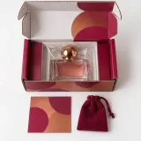 Custom perfume bottle packaging — Roll-end mailer — Product & insert