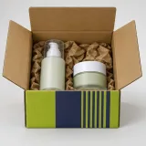 Skincare duo — Four-flap shipping carton