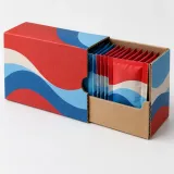 Tea sachets — Corrugated sleeve and tray
