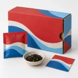 Custom tea sachets packaging — Corrugated sleeve and tray — Closed set