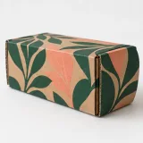 Custom wrapped chocolates packaging — Roll-end mailer — Side / rear