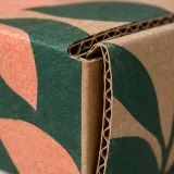 Custom wrapped chocolates packaging — Roll-end mailer — Material & finish