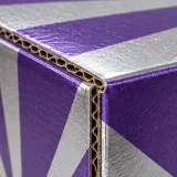 Custom sealed supplement bottle packaging — Four-flap shipping carton — Material & finish