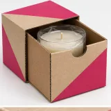 Candle jar — Corrugated sleeve and tray