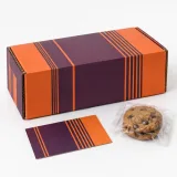 Custom wrapped cookies packaging — Roll-end mailer — Closed set