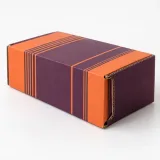 Custom wrapped cookies packaging — Roll-end mailer — Side / rear