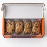 Custom wrapped cookies packaging — Roll-end mailer — Product & insert