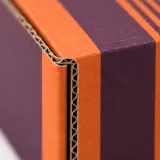 Custom wrapped cookies packaging — Roll-end mailer — Material & finish