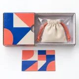 Custom jewelry pouch packaging — Corrugated sleeve and tray — Product & insert
