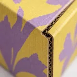 Custom silk scarf packaging — Divided roll-end mailer — Material & finish