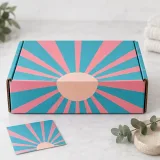Custom soap bars packaging — Roll-end mailer — Closed set