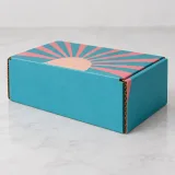 Custom soap bars packaging — Roll-end mailer — Side / rear