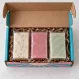 Custom soap bars packaging — Roll-end mailer — Product & insert