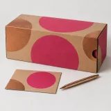 Custom stationery set packaging — Corrugated sleeve and tray — Closed set