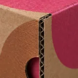 Custom stationery set packaging — Corrugated sleeve and tray — Material & finish