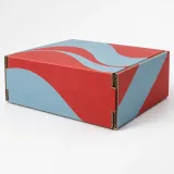 Custom wrapped mooncakes packaging — Roll-end mailer — Side / rear