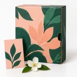 Custom hand cream duo packaging — Corrugated sleeve and tray — Closed set