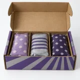 Socks gift — Divided roll-end mailer