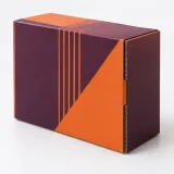 Custom travel accessories packaging — Corrugated sleeve and tray — Side / rear