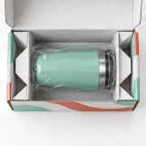 Custom tumbler packaging — Divided roll-end mailer — Product & insert