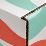 Custom tumbler packaging — Divided roll-end mailer — Material & finish
