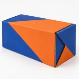 Custom client welcome kit packaging — Divided roll-end mailer — Side / rear