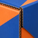 Custom client welcome kit packaging — Divided roll-end mailer — Material & finish