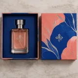 Custom perfume bottle packaging — Lift-off lid — Product & insert