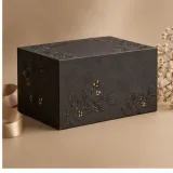 Custom makeup collection packaging — Two-drawer box — Side / rear