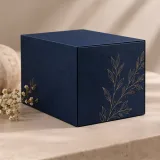 Custom beauty ampoule set packaging — Two-drawer box — Side / rear