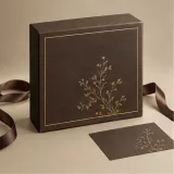 Custom perfume refill set packaging — Lift-off lid — Closed set
