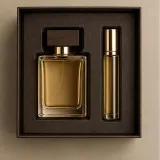 Custom perfume refill set packaging — Lift-off lid — Product & insert