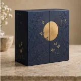 Custom bridal perfume packaging — Double-door box — Side / rear