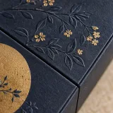 Custom bridal perfume packaging — Double-door box — Material & finish