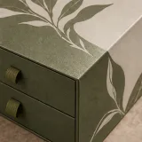 Custom makeup brush set packaging — Two-drawer box — Material & finish