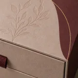 Custom mini makeup set packaging — Two-drawer box — Material & finish