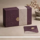 Custom tea tin gift set packaging — Lift-off lid — Closed set