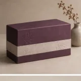 Custom tea tin gift set packaging — Lift-off lid — Side / rear