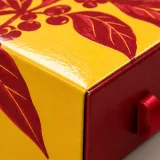 Custom coffee tasting set packaging — Drawer box — Material & finish