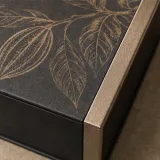 Custom chocolate gift packaging — Magnetic book box — Material & finish