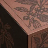 Custom coffee chocolate gift set packaging — Two-drawer box — Material & finish
