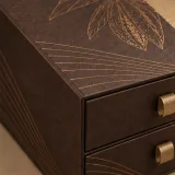Custom chocolate bar collection packaging — Two-drawer box — Material & finish