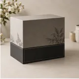 Custom afternoon tea gift set packaging — Two-tier lift-off box — Side / rear