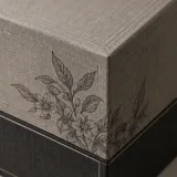 Custom afternoon tea gift set packaging — Two-tier lift-off box — Material & finish