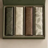 Custom chocolate bar gift packaging — Magnetic book box — Product & insert