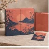 Custom tea discovery set packaging — Double-door box — Closed set