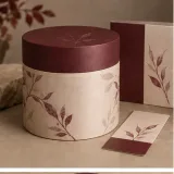 Custom coffee tin packaging — Shoulder-neck box — Closed set